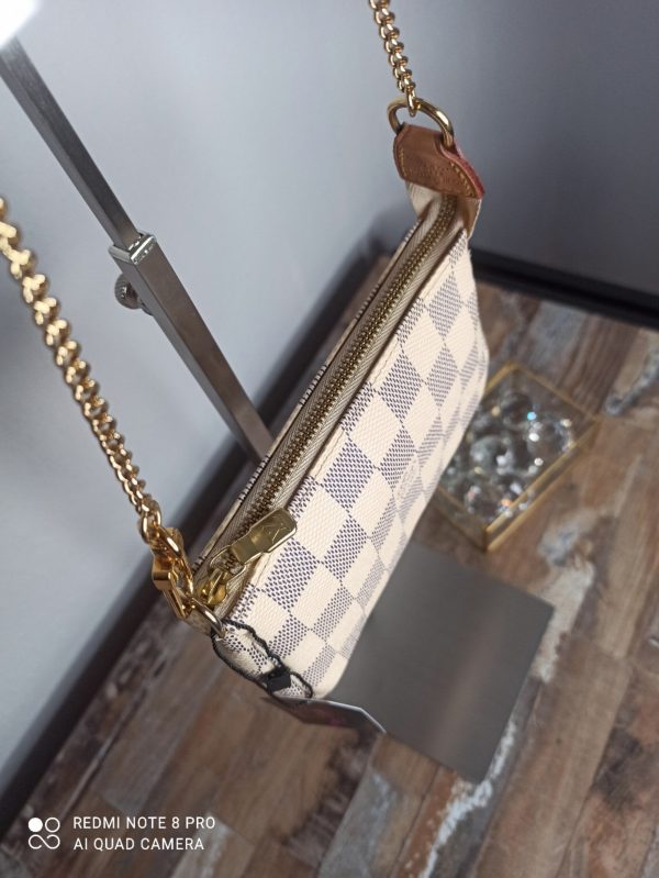 Louis Vuitton Mini Pochette Damier Azur Monogram Tasche – Luxury Problems  Bags & Co, Shop